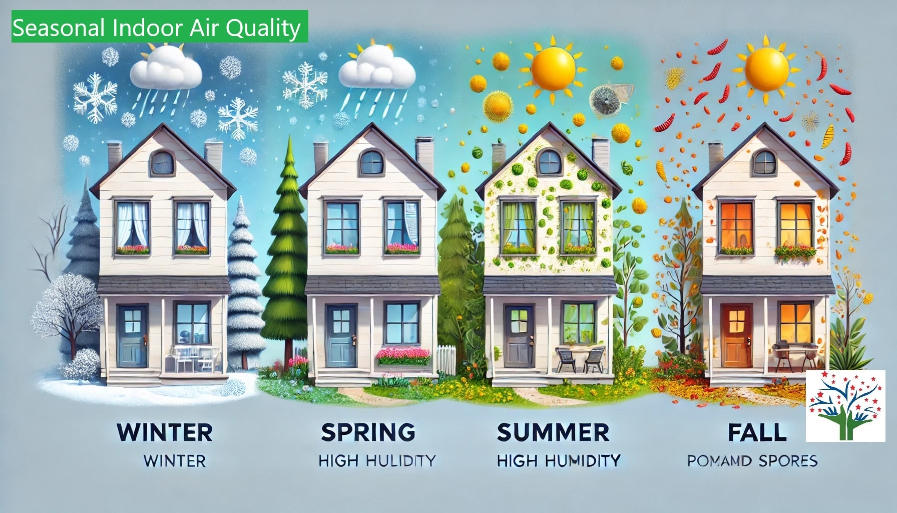 Seasonal Indoor Air Quality Changes and Effects